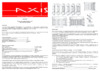 Axis ventil 22 500х700 Инструкция по эксплуатации