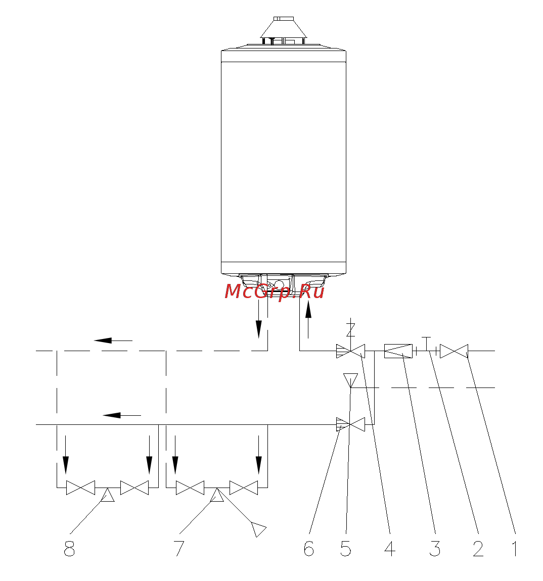 Baltgaz Aqua bg80wi Инструкция по эксплуатации онлайн [12/26] 190099