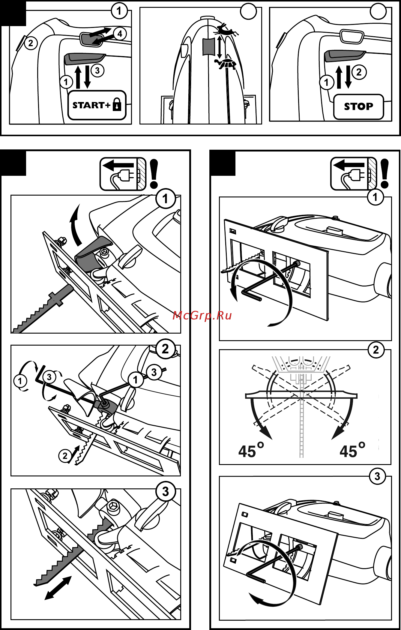 Bort bps-500-p + набор пилок для лобзика stomer ss-5-pc 93721176 Инструкция по эксплуатации онлайн [3/24] 190181