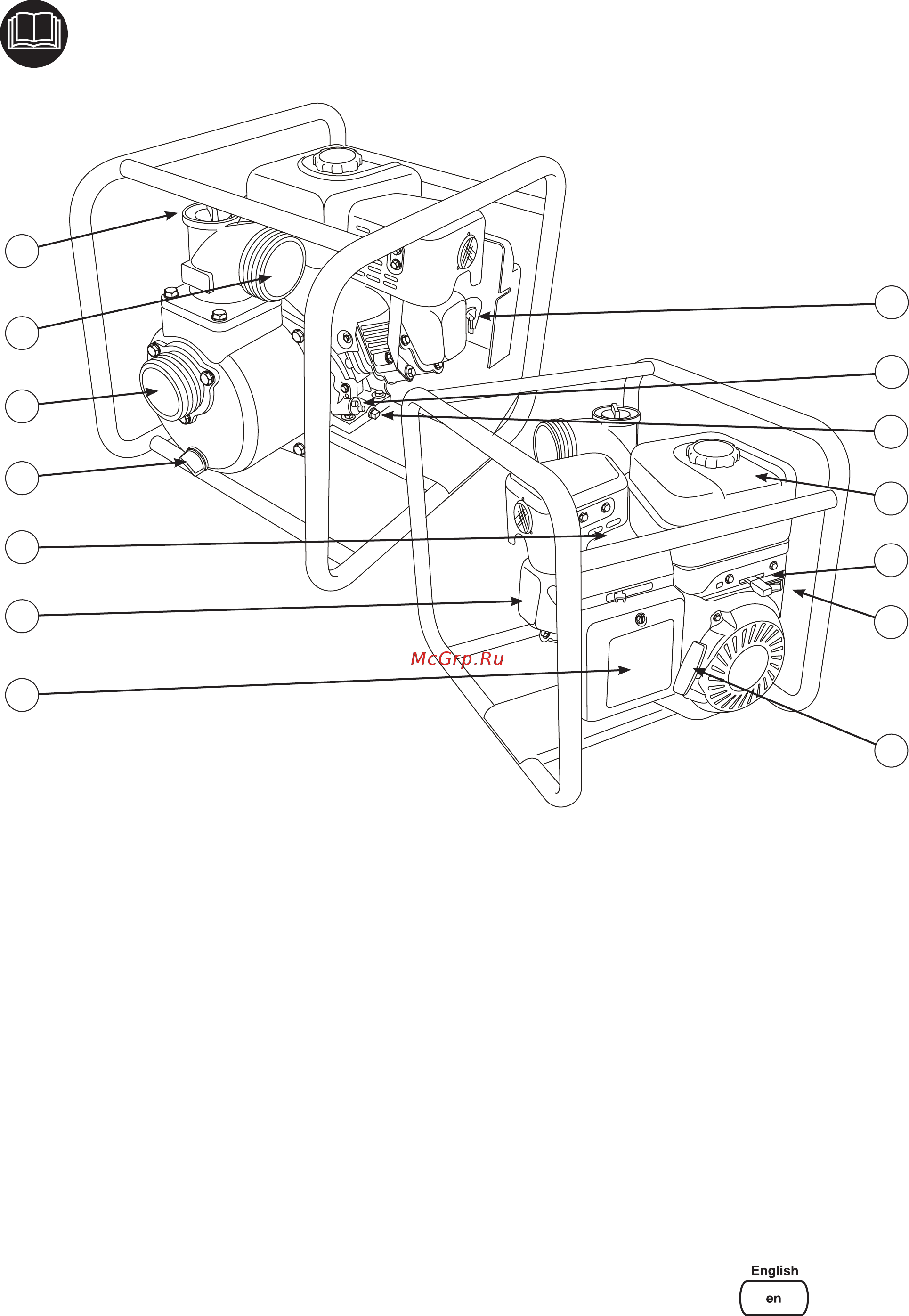 Briggs&Stratton wp2-60 073010 Инструкция по эксплуатации онлайн [5/152] 190221