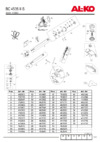 Al-Ko 112940 BC 4535 II-S Premium Деталировка