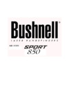 Bushnell outdoor products yp sport 850 202205 Инструкция по эксплуатации