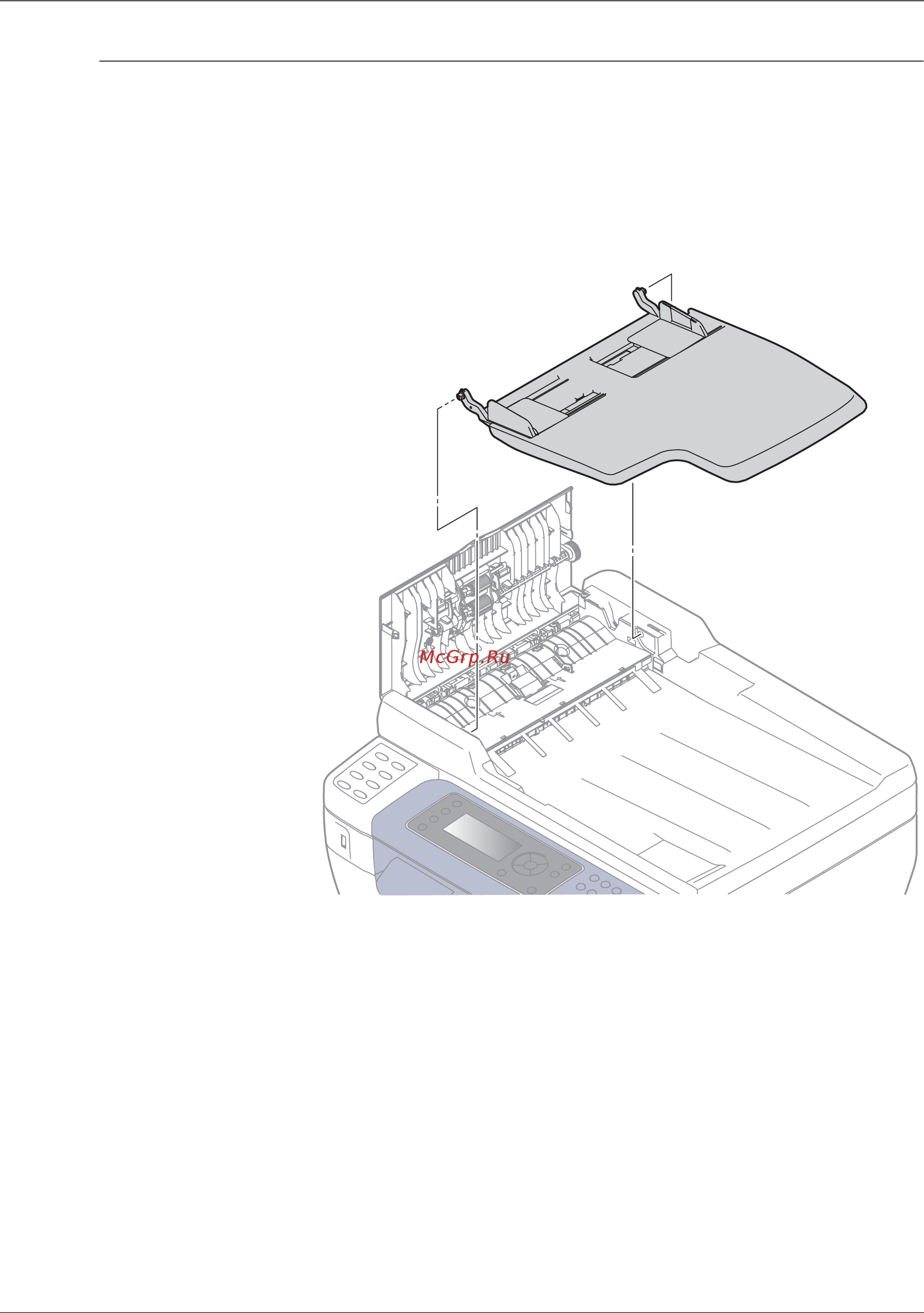 Xerox WorkCentre 3045B [325/430] Adf input tray