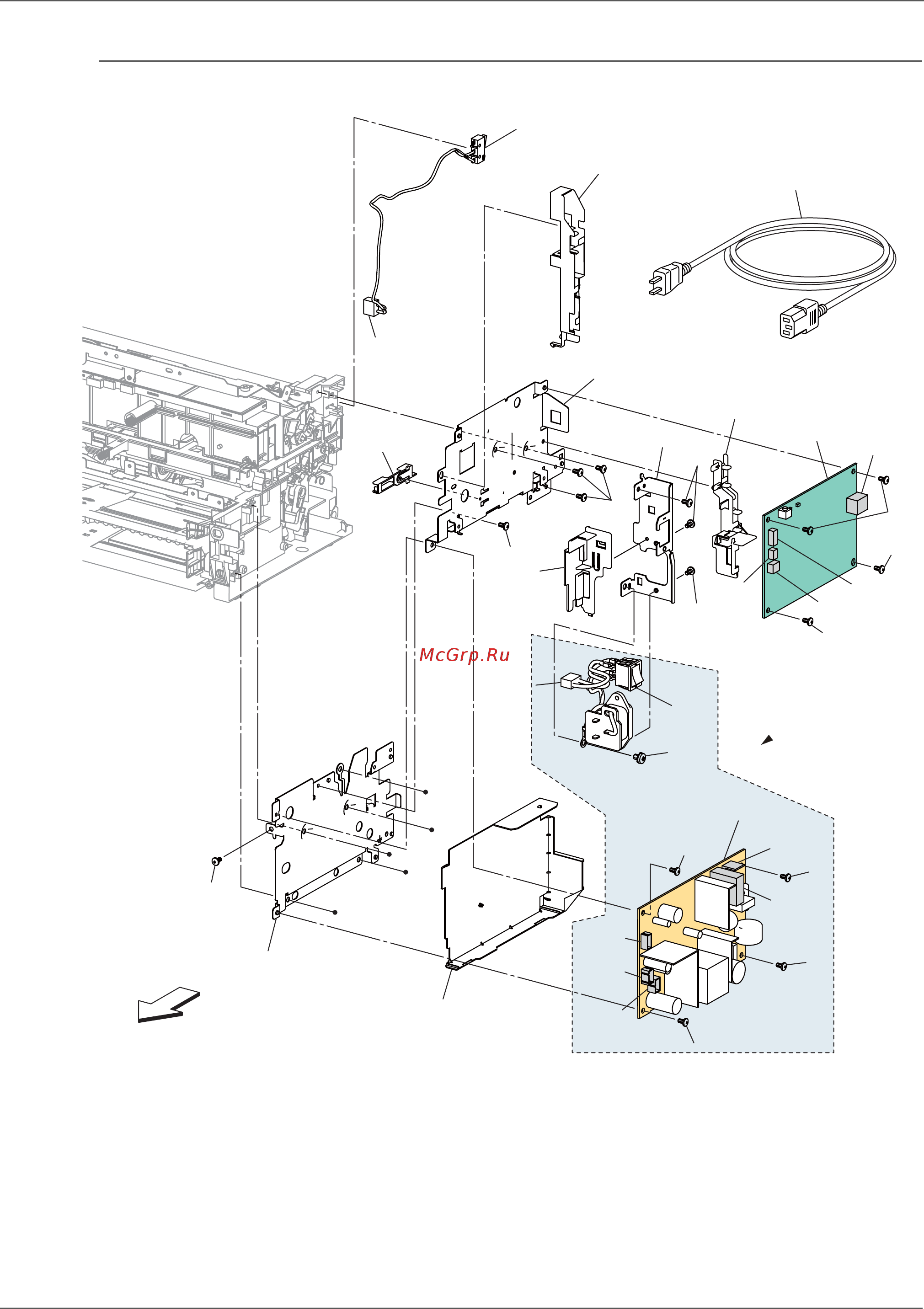 Xerox WorkCentre 3045B [352/430] Parts list 7 electrical 2 2