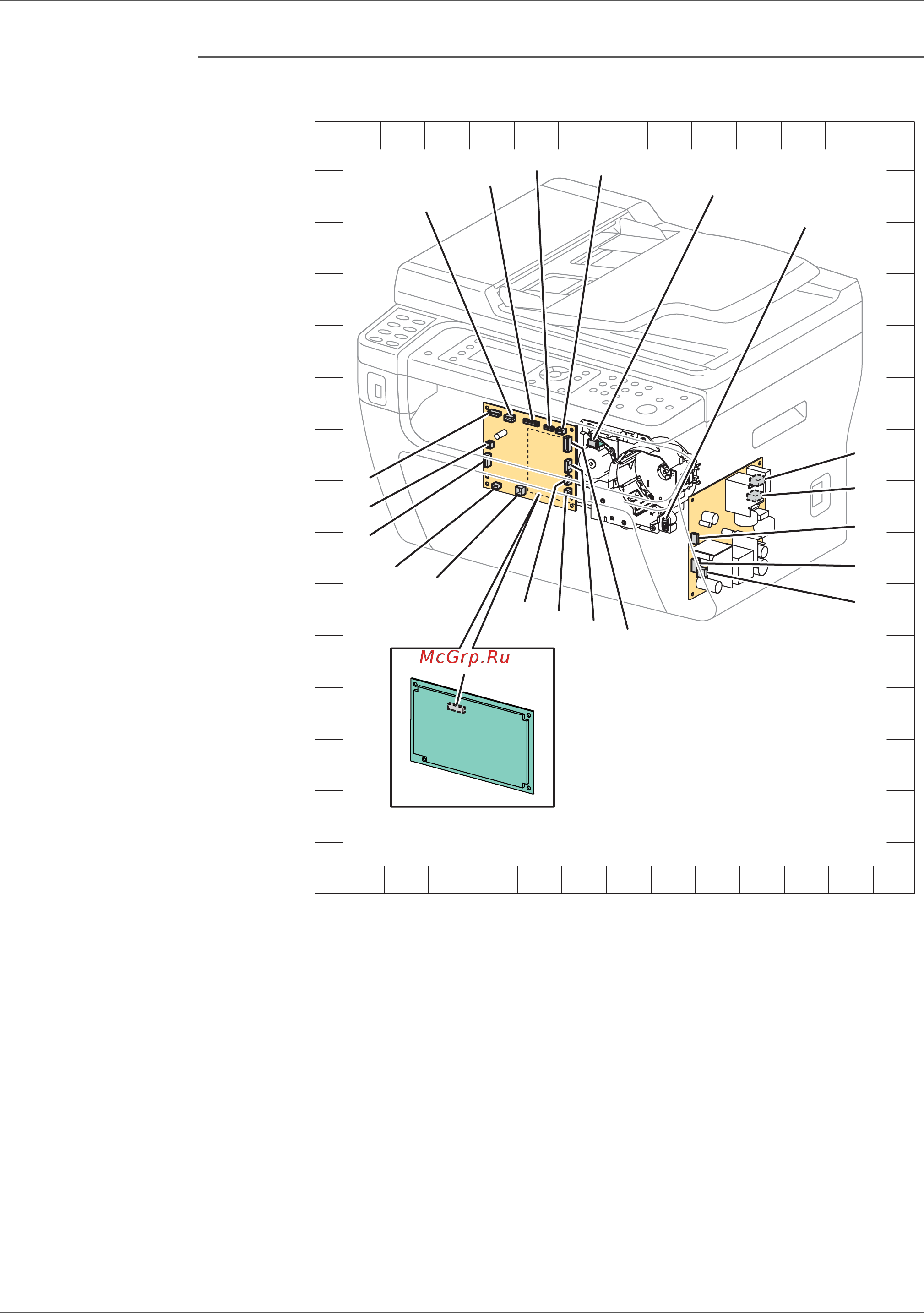 Xerox WorkCentre 3045B [397/430] Map 2 mcu board and lvps