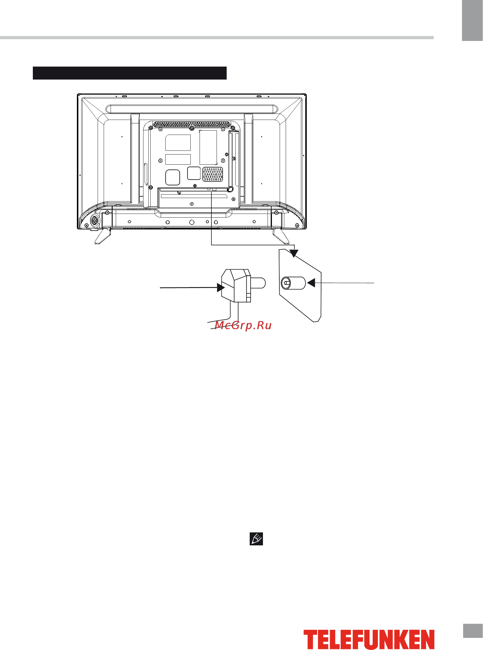 Telefunken TF-LED32S20T2 [5/39] Connection