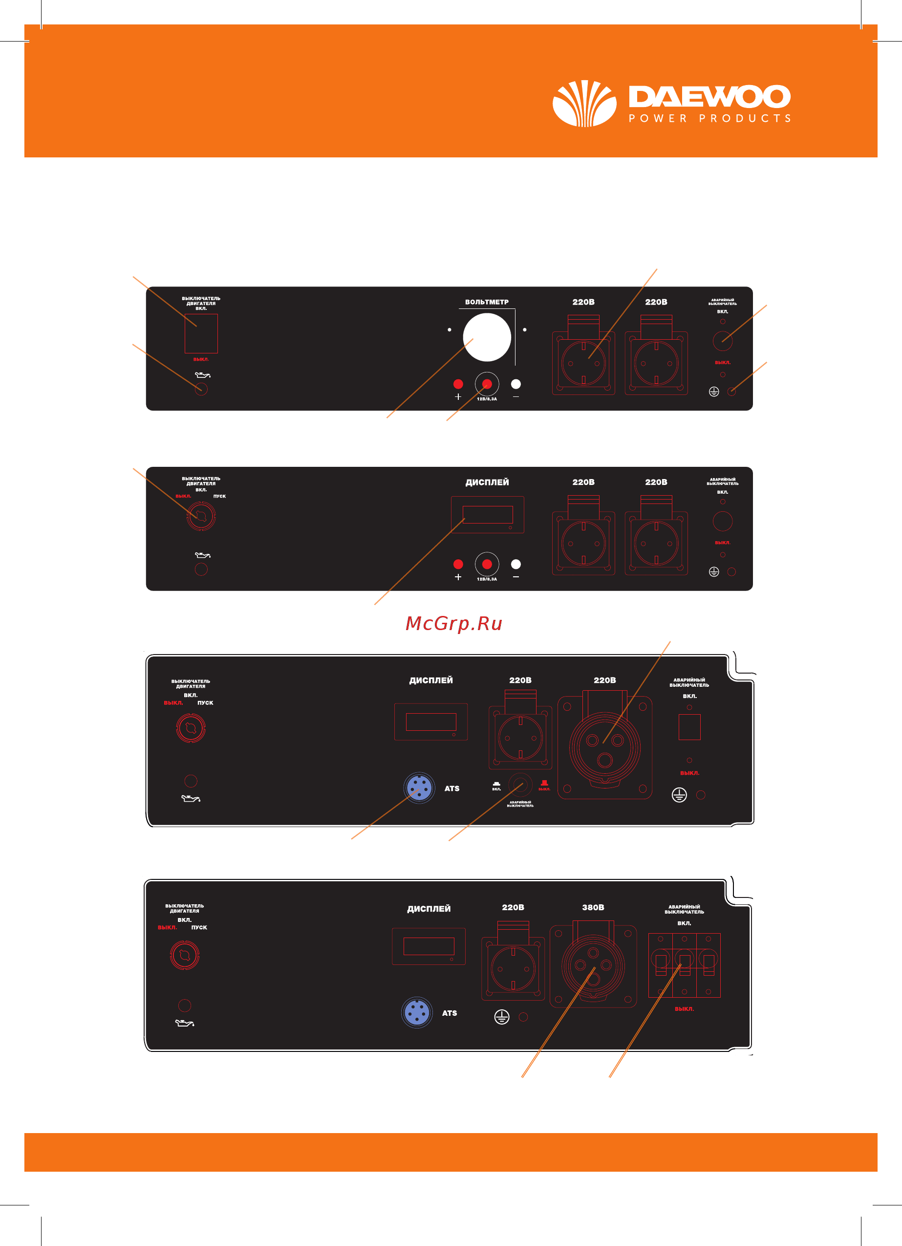 Daewoo gda 6500 [7/28] Www daewoo power ru