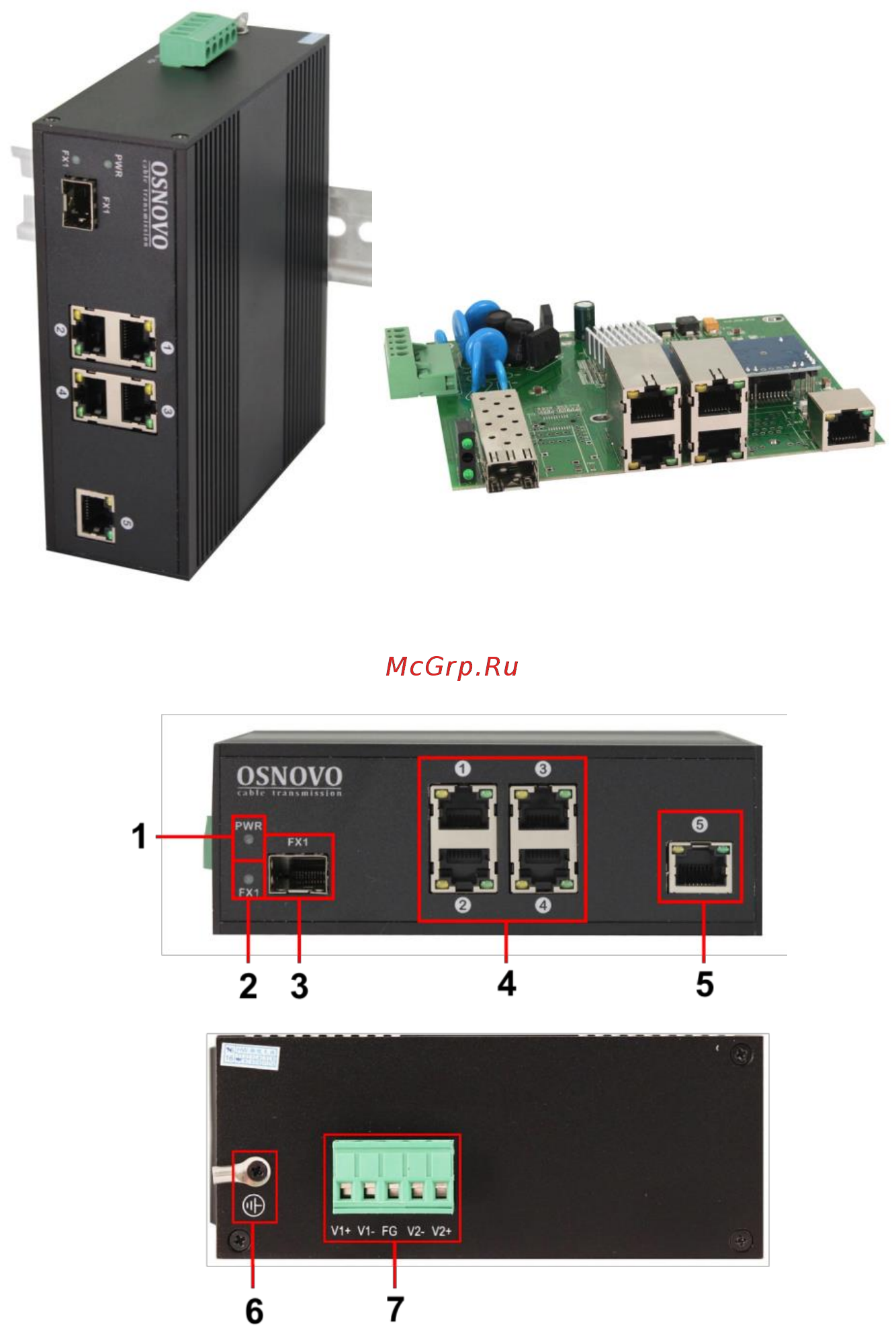 Osnovo SW-40501/IC-P [4/9] Внешний вид