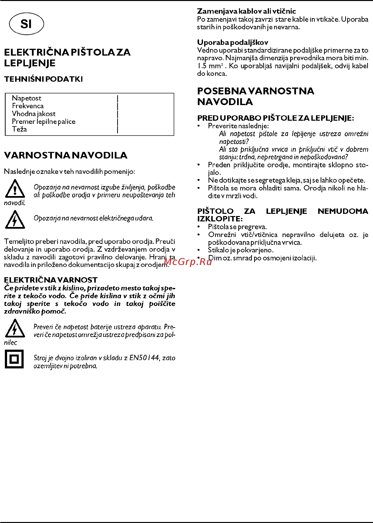 Defort dgg-16n 98299496 [31/50] Slovenski slovenski slovenski slovenski
