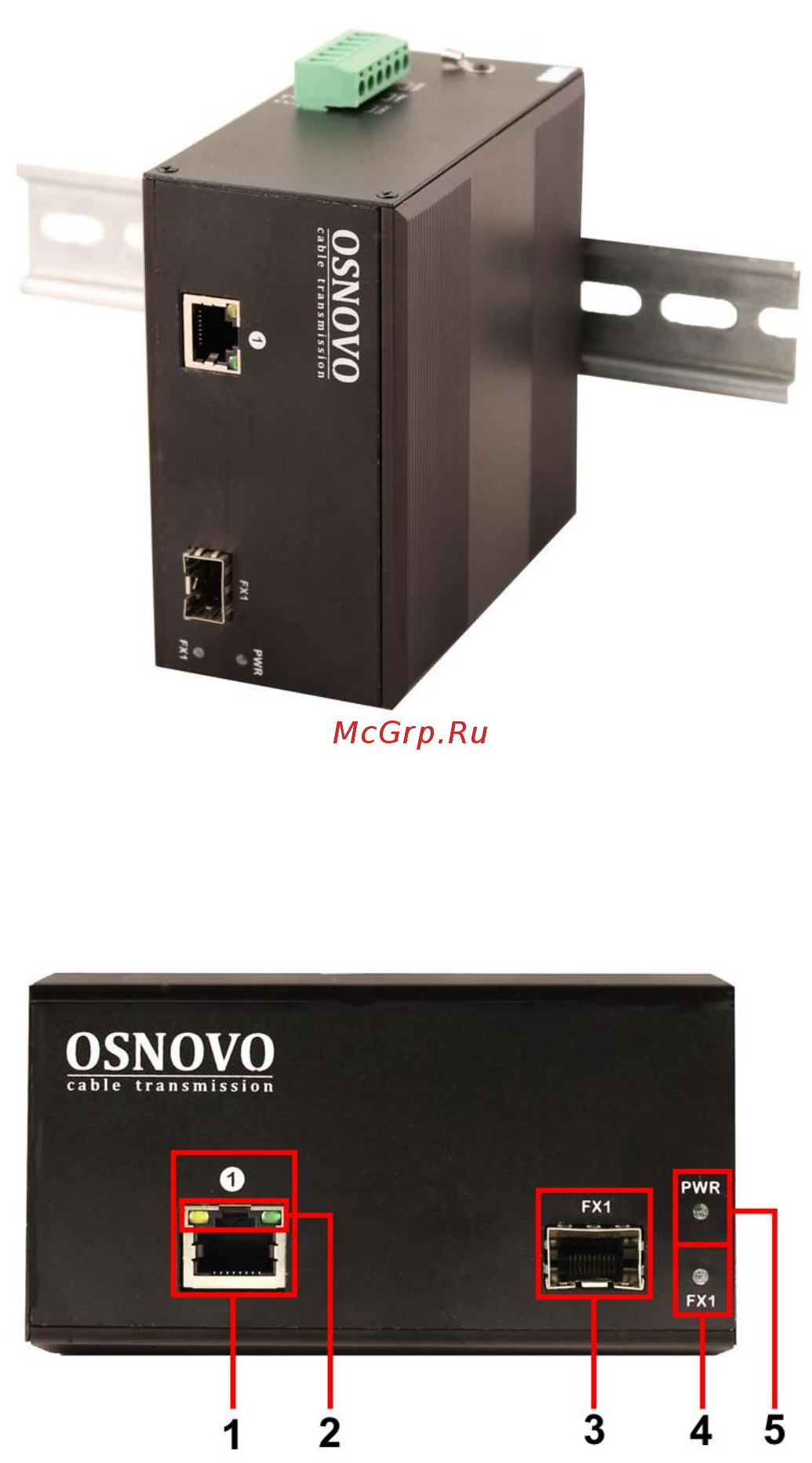Osnovo OMC-1000-11HX/I [4/9] Внешний вид
