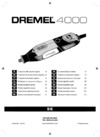 Dremel 4000 (6/128) platinum f.013.400.0ke Инструкция по эксплуатации