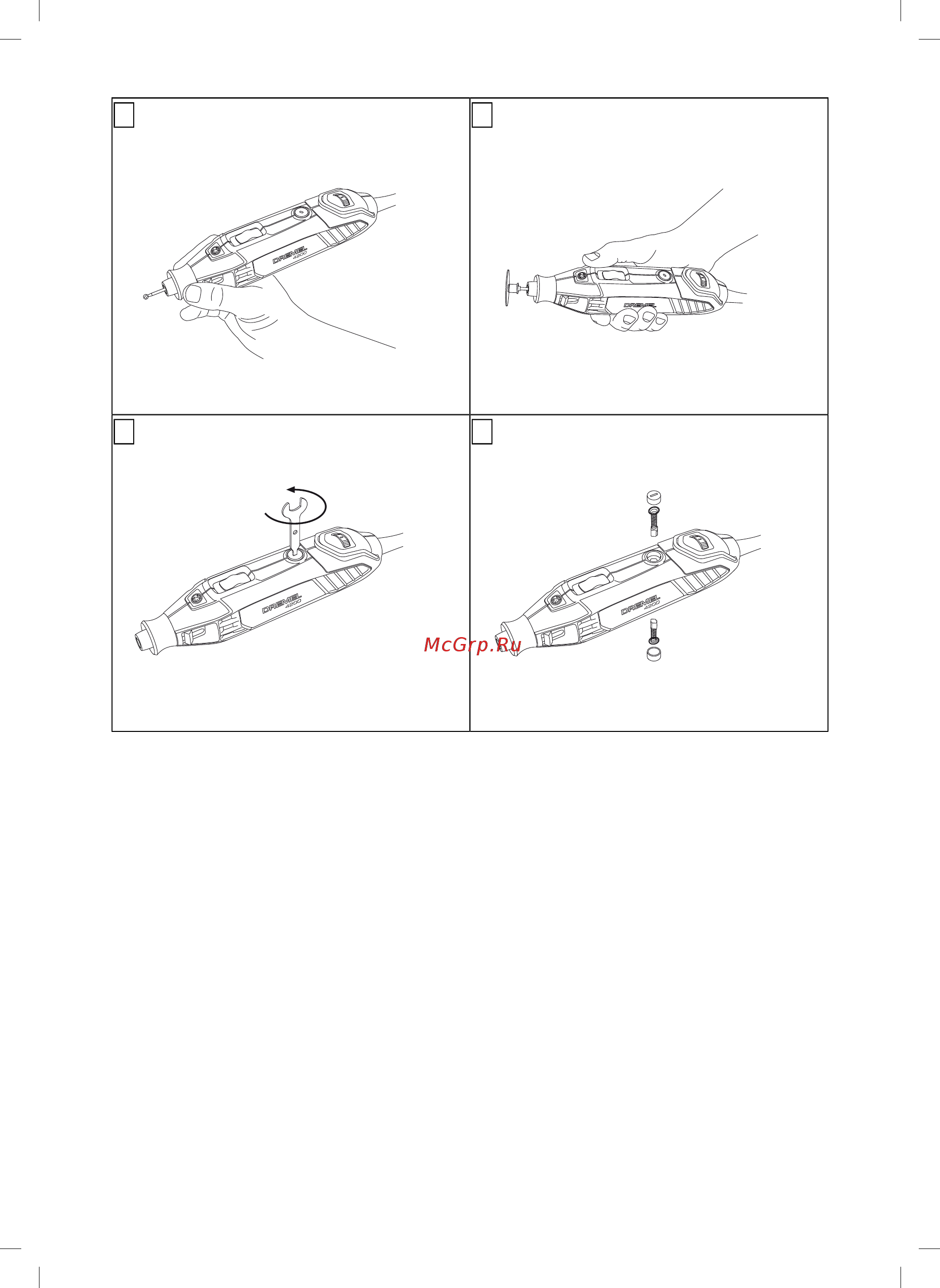 Dremel 4200 f0134200jh Инструкция по эксплуатации онлайн [3/120] 191428