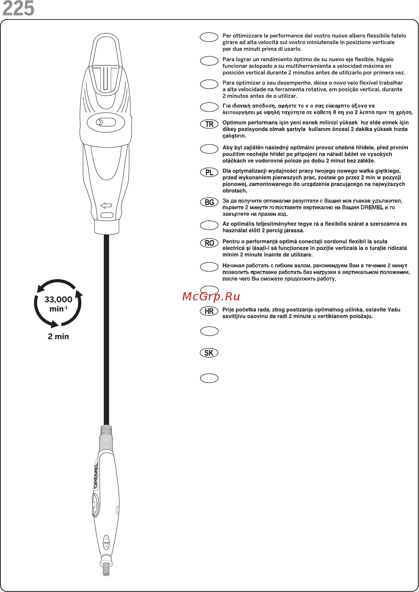 Dremel 3000 f0133000lt Инструкция по эксплуатации онлайн [9/132] 191433