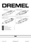 Dremel : многофункциональный инструмент 3000 +  45 шт. оснастки в коробочке + 6 приставок f0133000ke Инструкция по эксплуатации