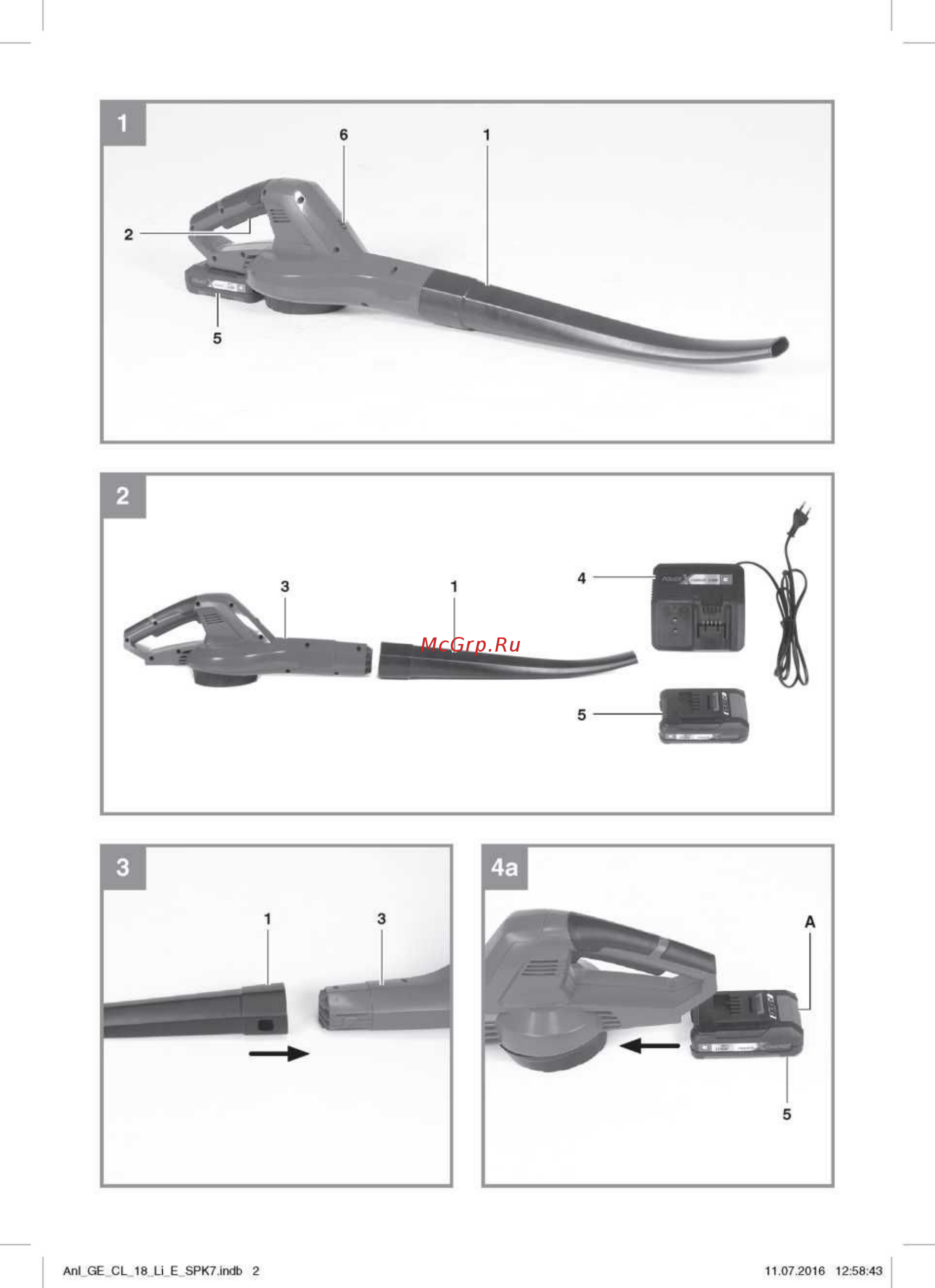 Einhell ge-cl 18 li e Инструкция по эксплуатации онлайн [2/11] 191674