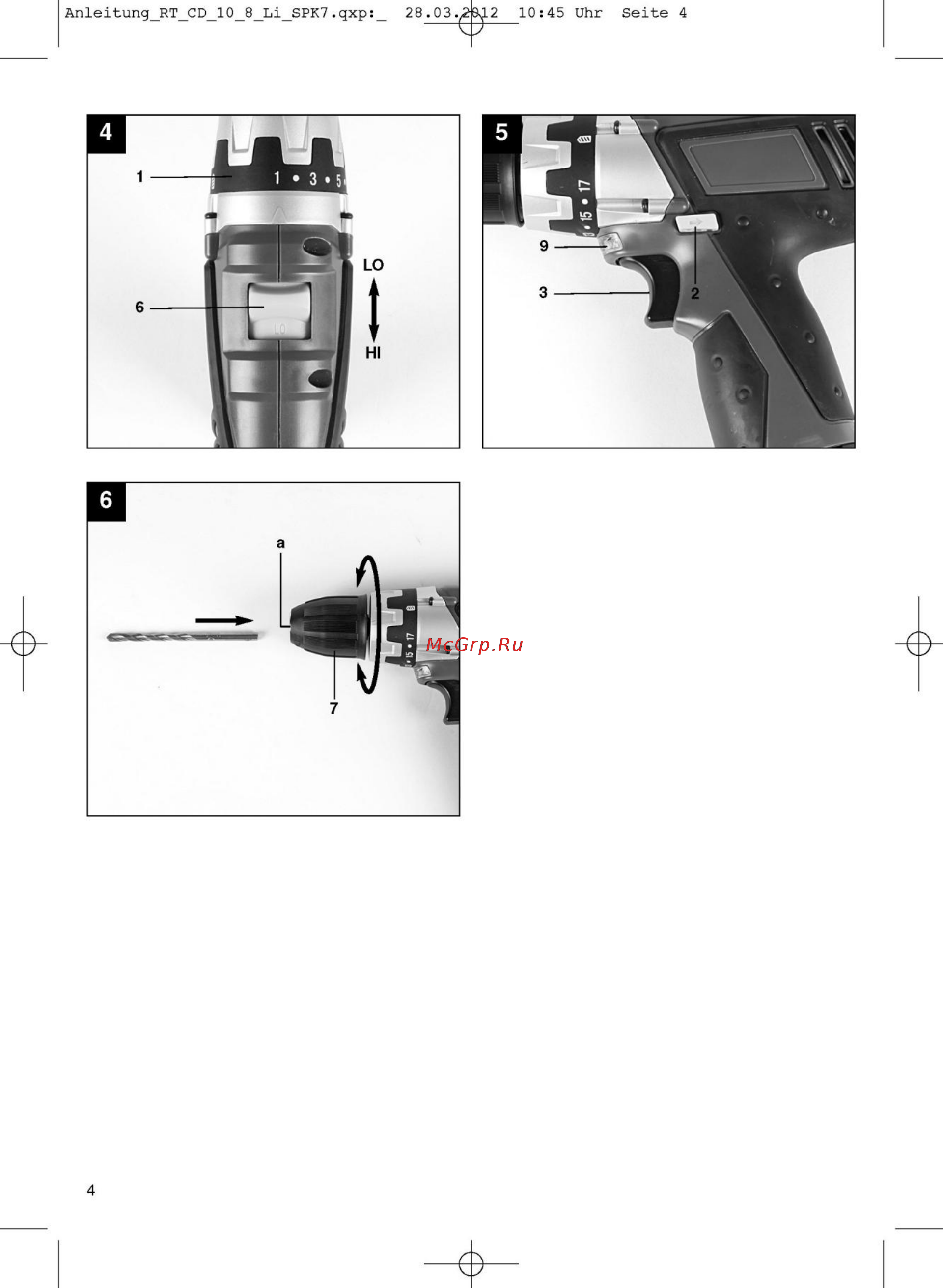 Einhell rt-cd 10,8/2 li Инструкция по эксплуатации онлайн [4/11] 191738