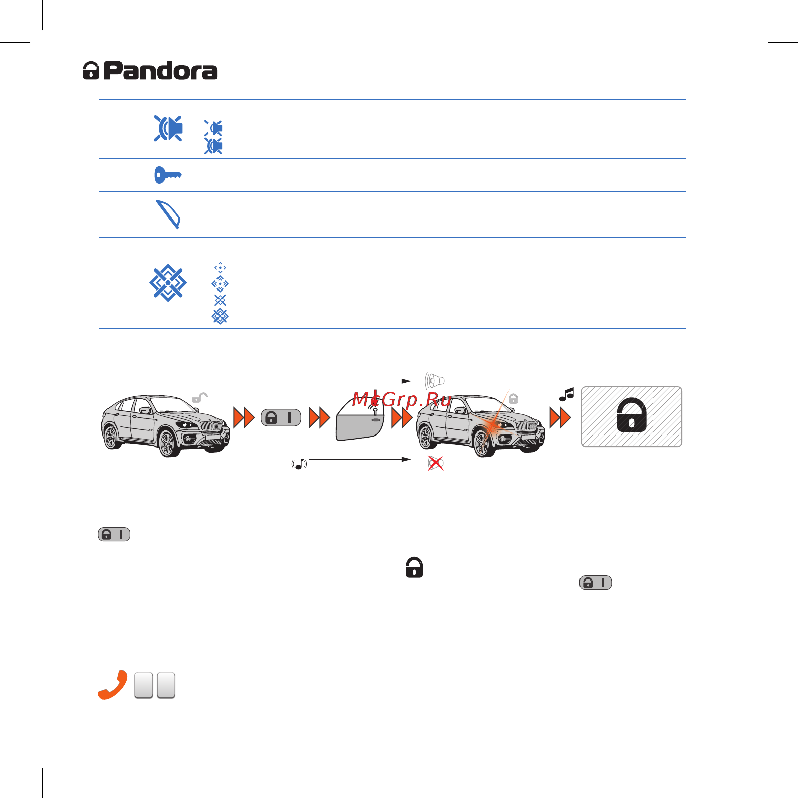 Pandora DXL 3970 PRO [14/64] Постановка под охрану