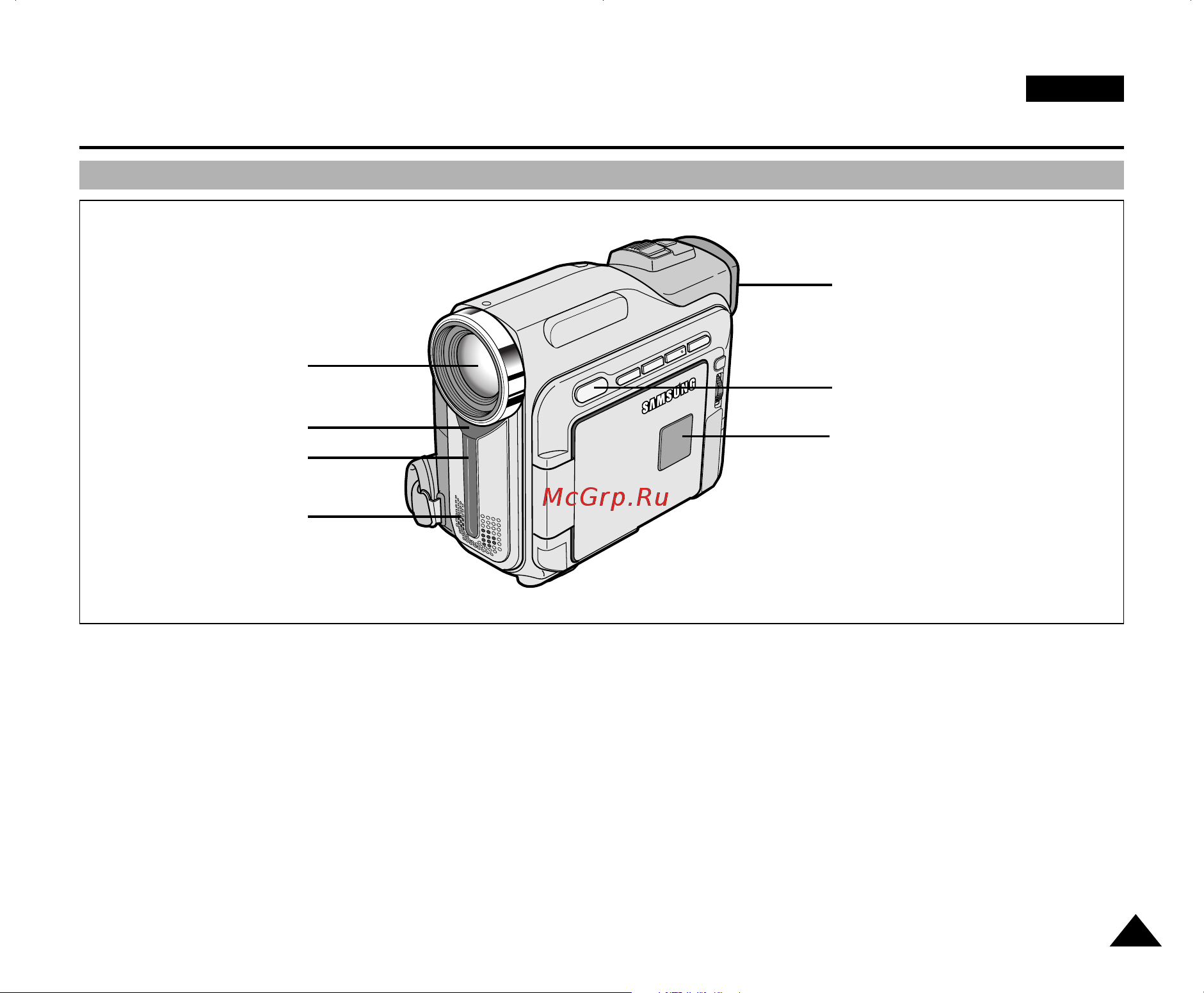 Samsung VP-D307(i) [13/109] Знакомство с видеокамерой