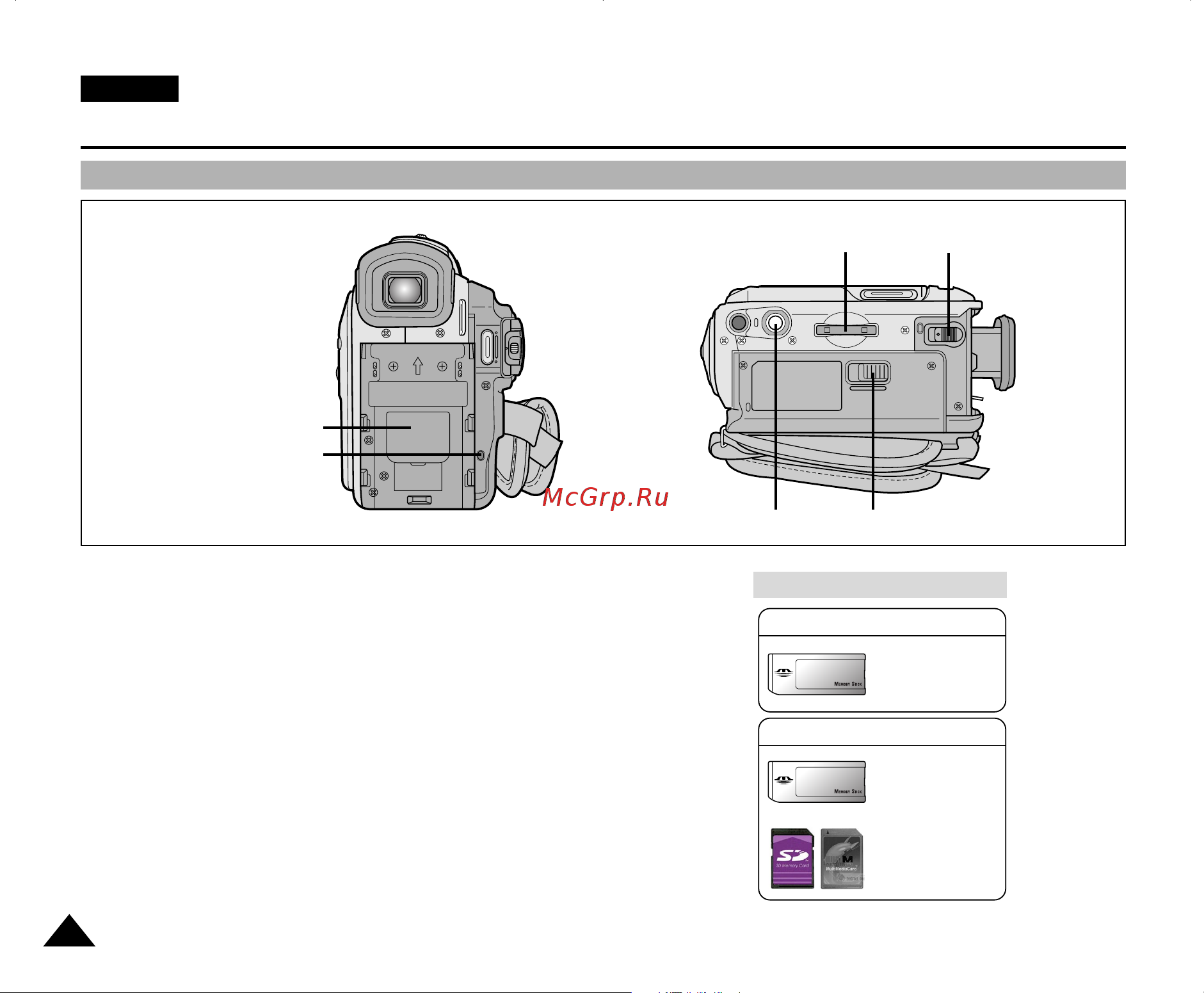 Samsung VP-D307(i) [16/109] Знакомство с видеокамерой