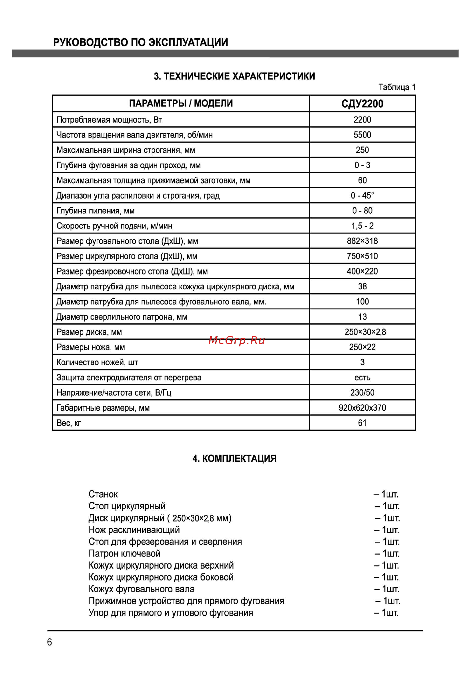 Elitech сду 2200 [6/36] Руководство по эксплуатации