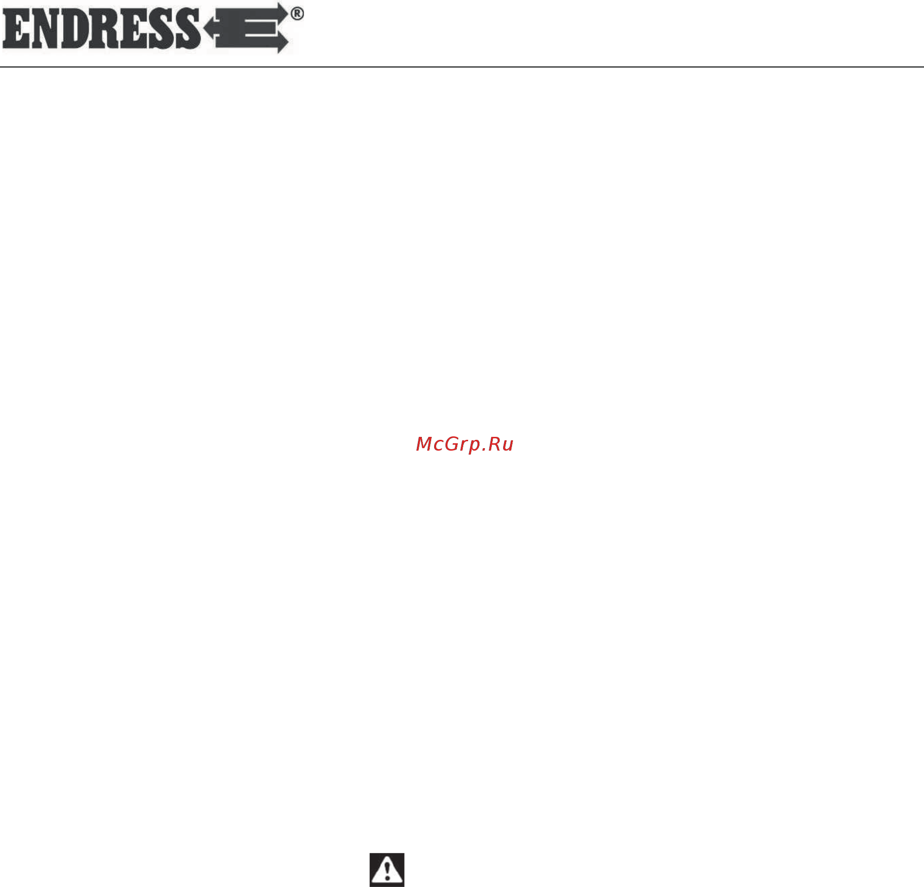 Endress ат 206 162332 [21/24] Endbess