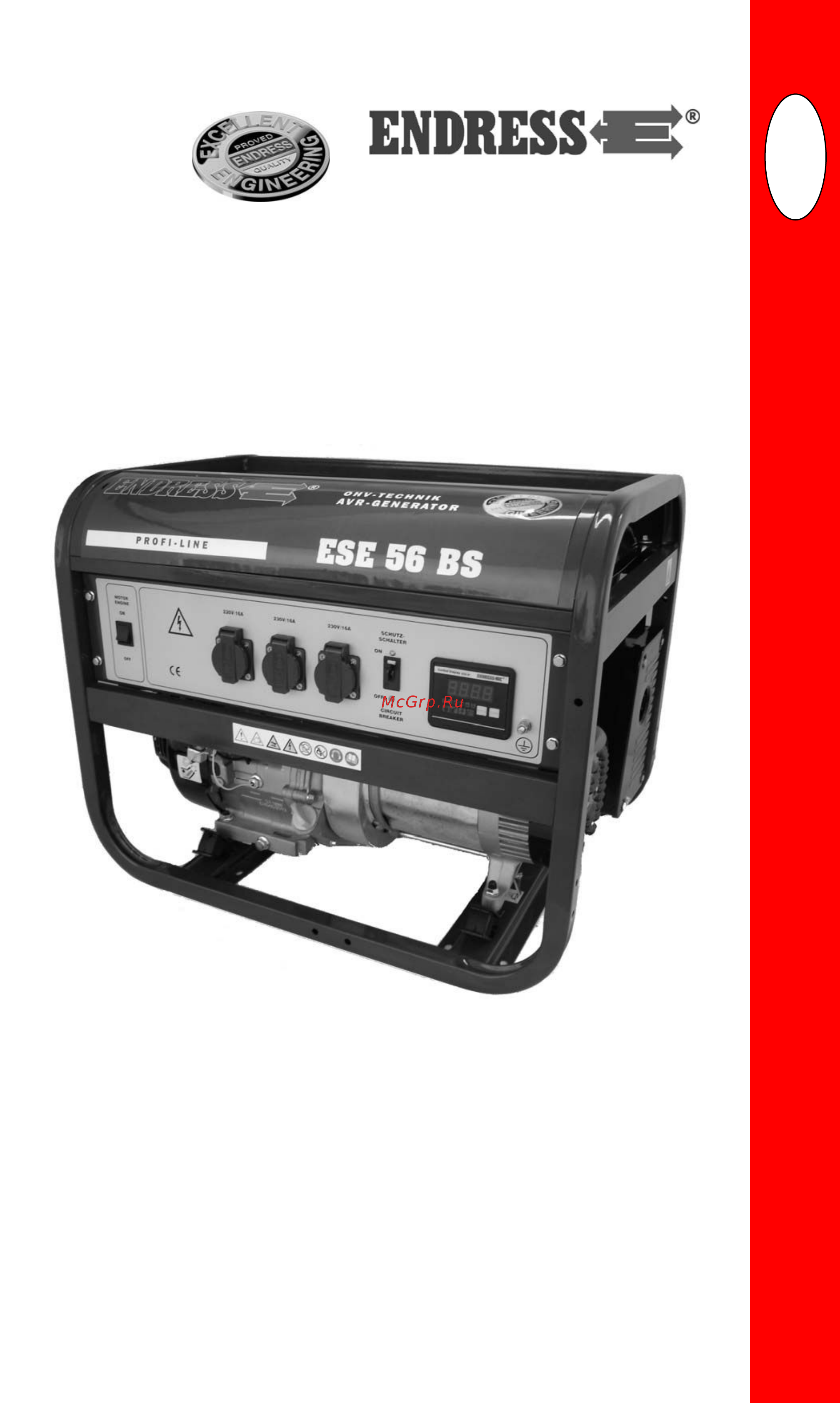 Endress ese 56 bs 111052 Инструкция по эксплуатации онлайн