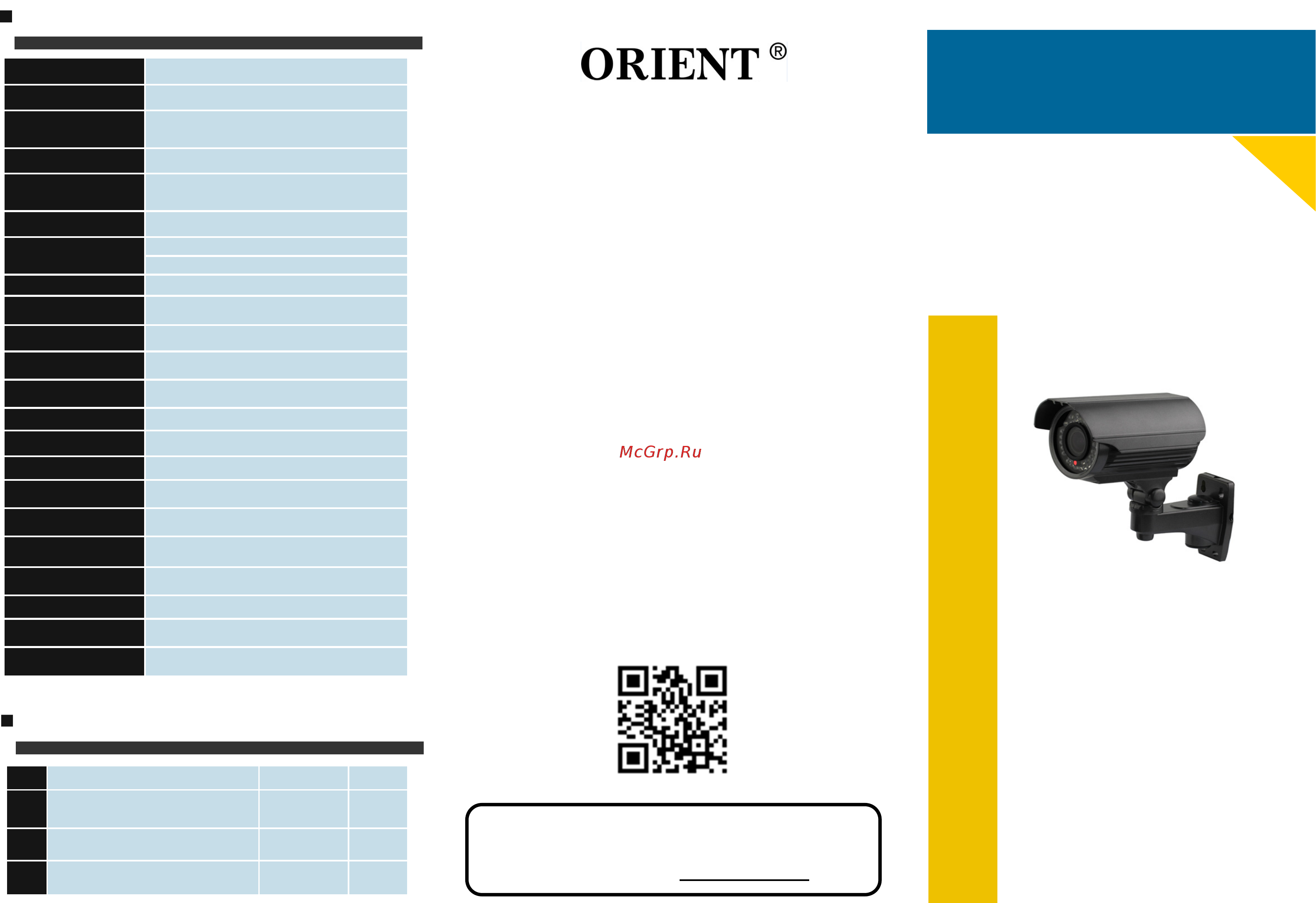 Orient AHD-49-SN13V+ Руководство пользователя онлайн