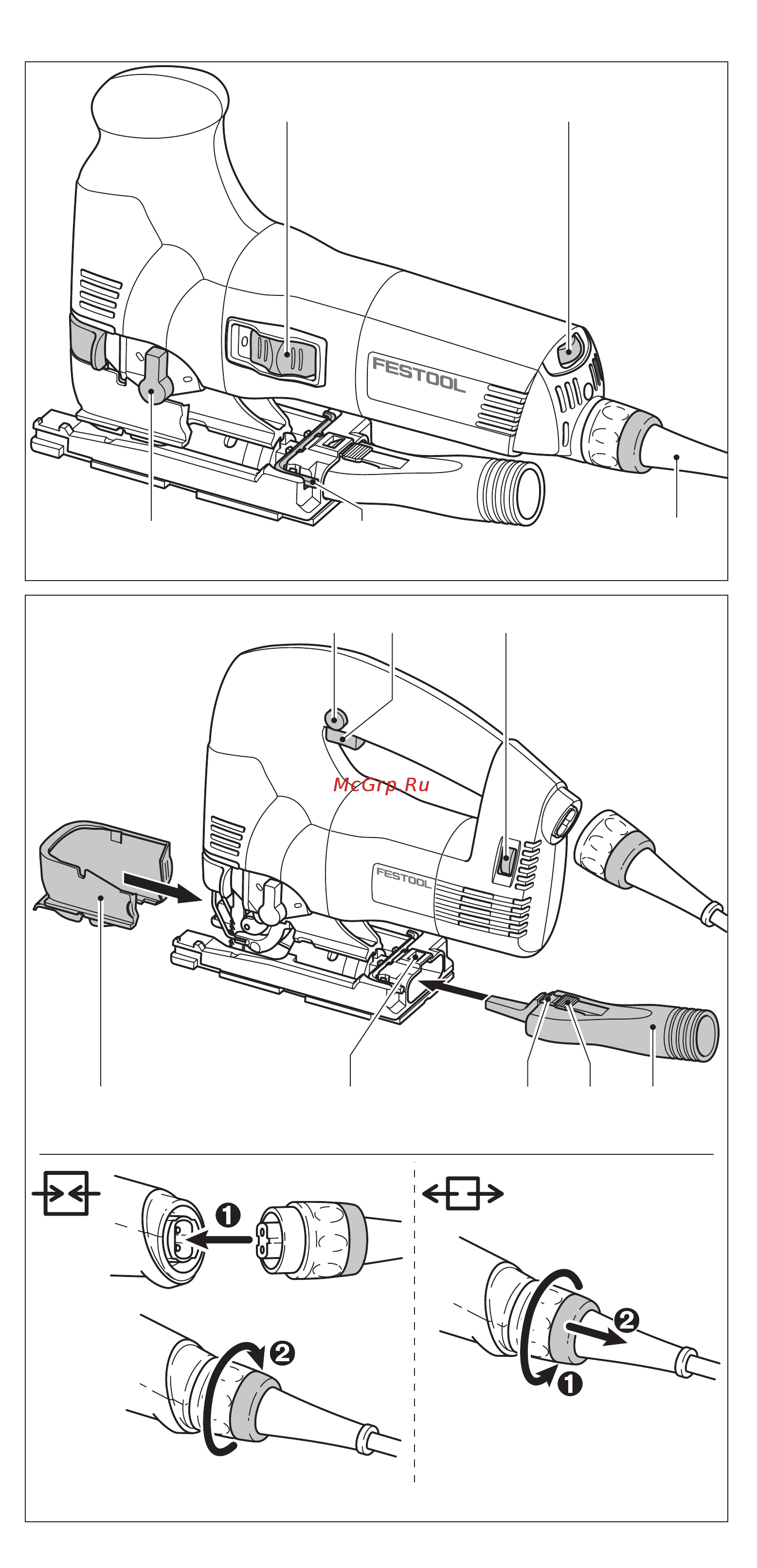 Festool trion psb 300 eq-plus 561453 Инструкция по эксплуатации онлайн [3/83] 192507