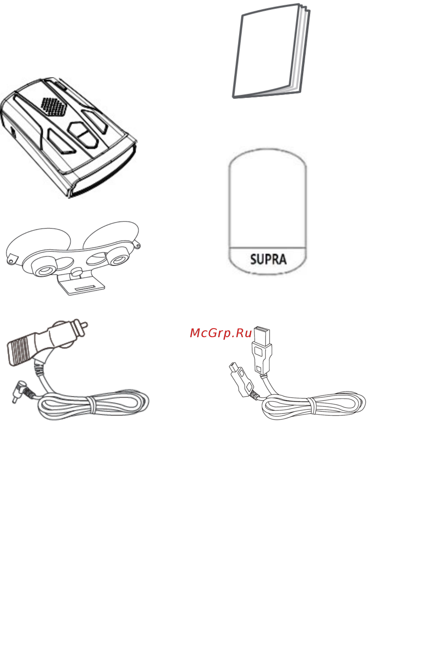 Supra DRS-SG171V [5/17] Комплектация