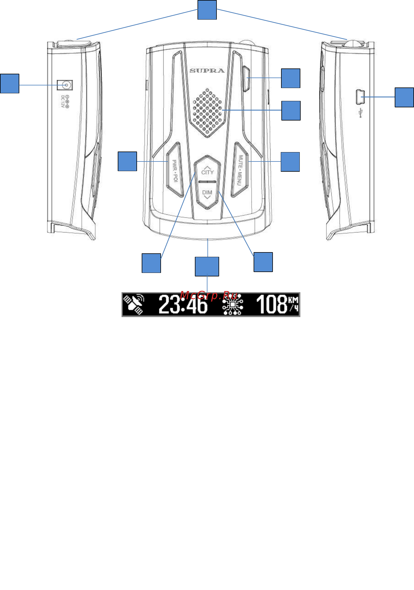 Supra DRS-SG171V [6/17] Устройство прибора