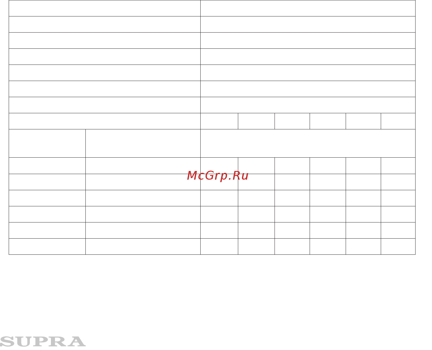 Supra IH03-5B [5/12] Подготовка к эксплуатации