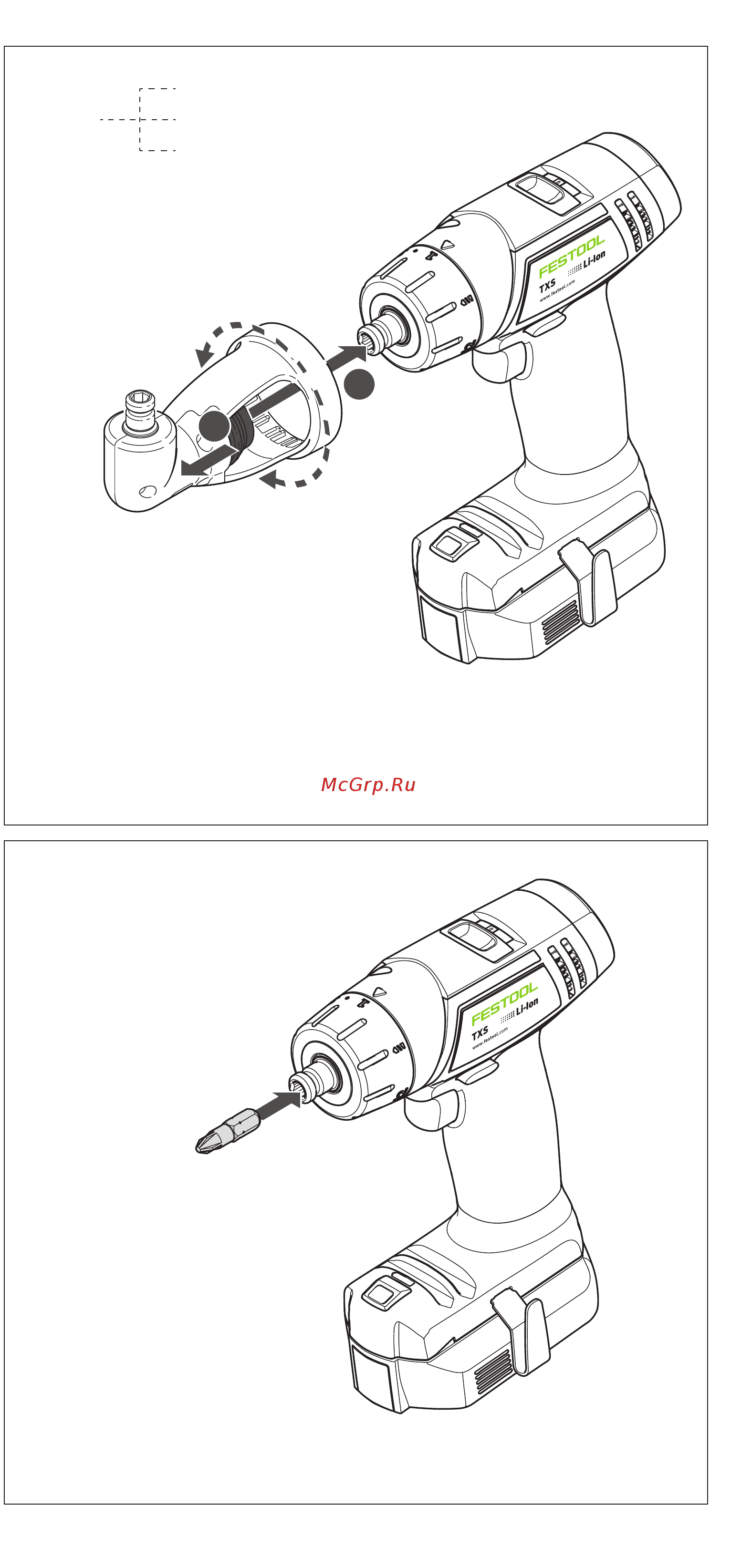 Festool txs li 2,6 set 564510 Инструкция по эксплуатации онлайн [5/77] 192769