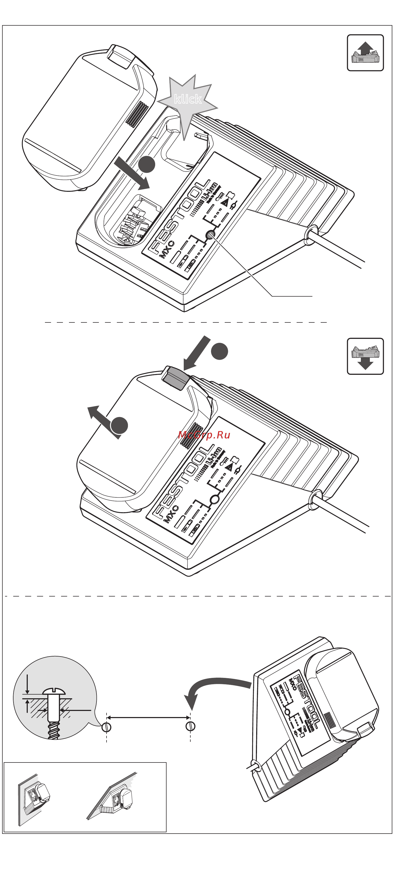 Festool cxs li 2,6 set 564532 Инструкция по эксплуатации онлайн [3/77] 192784