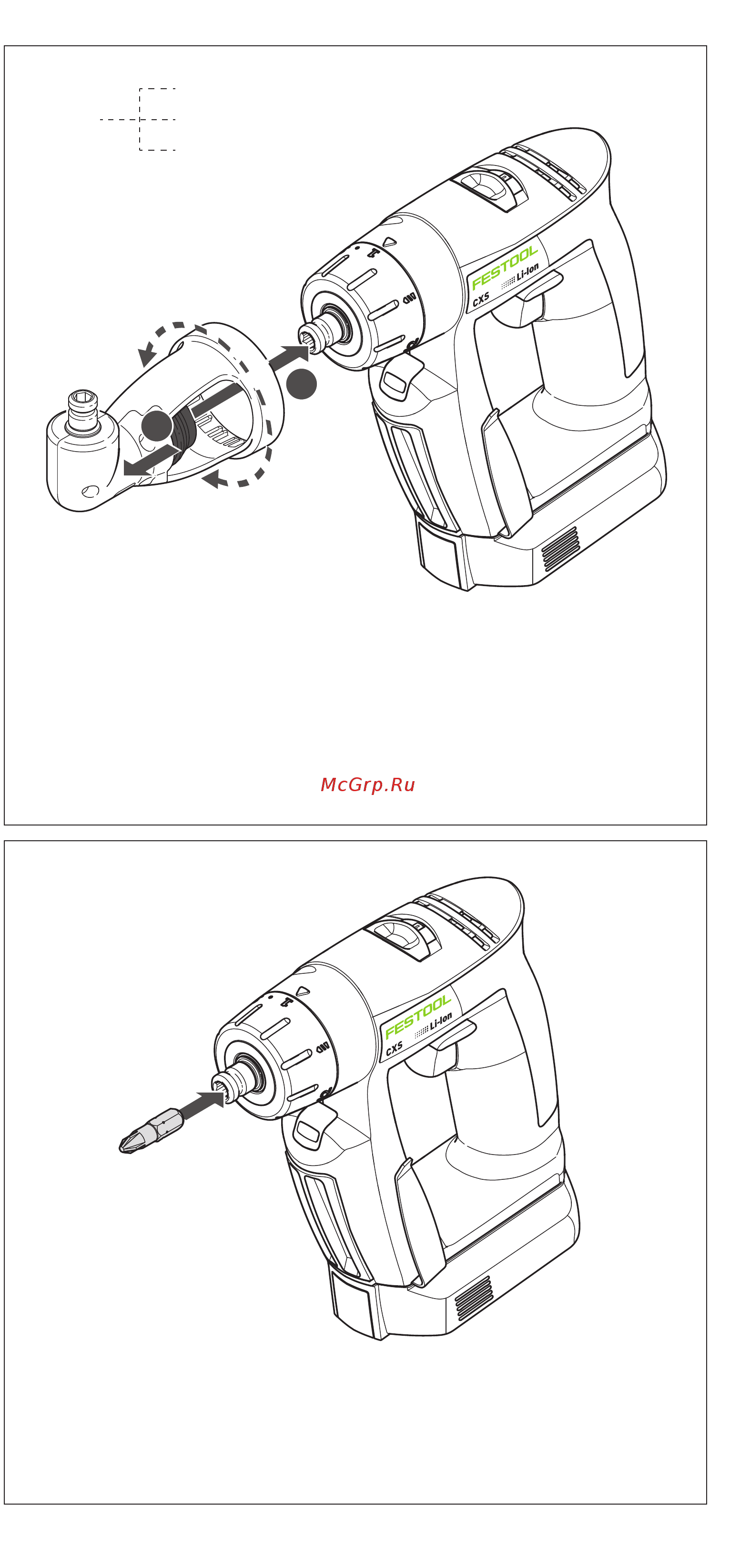 Festool cxs li 2,6 set 564532 Инструкция по эксплуатации онлайн [5/77] 192784