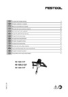 Festool mx 1200 e ef hs2 768007 Инструкция по эксплуатации