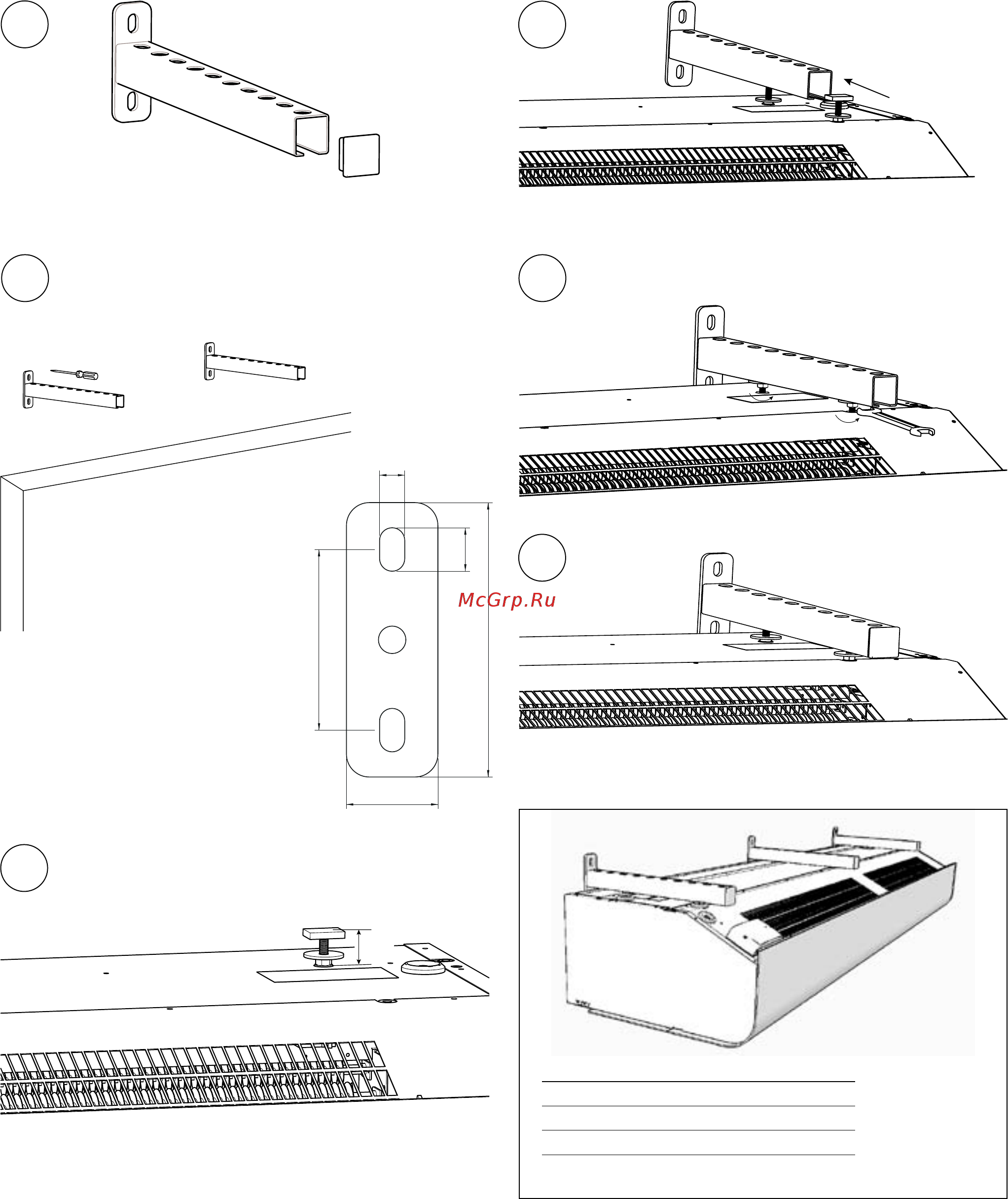 Frico pa4220a [6/36] Horizontal mounting