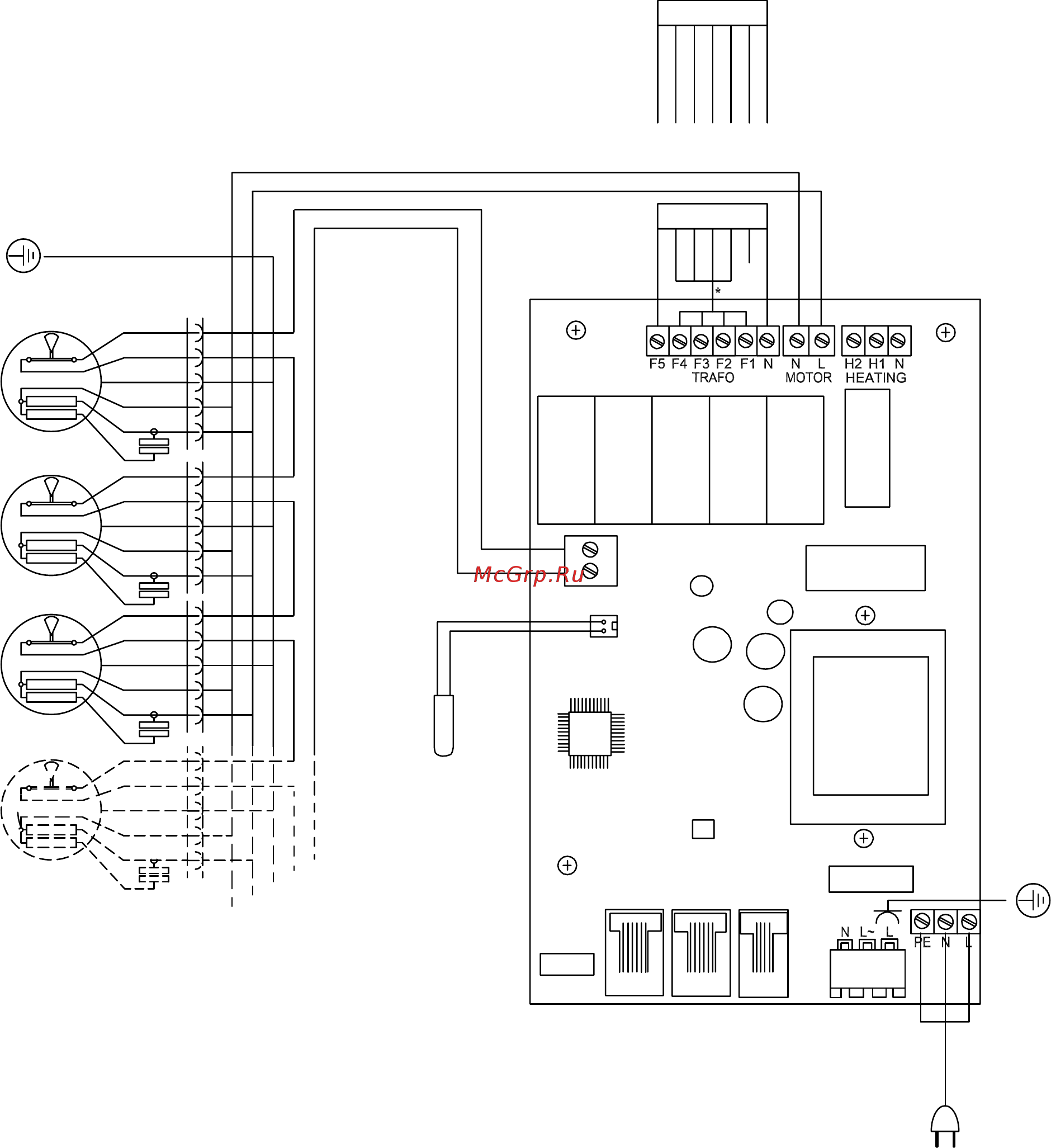 Frico pa3515a [14/36] Wiring diagrams