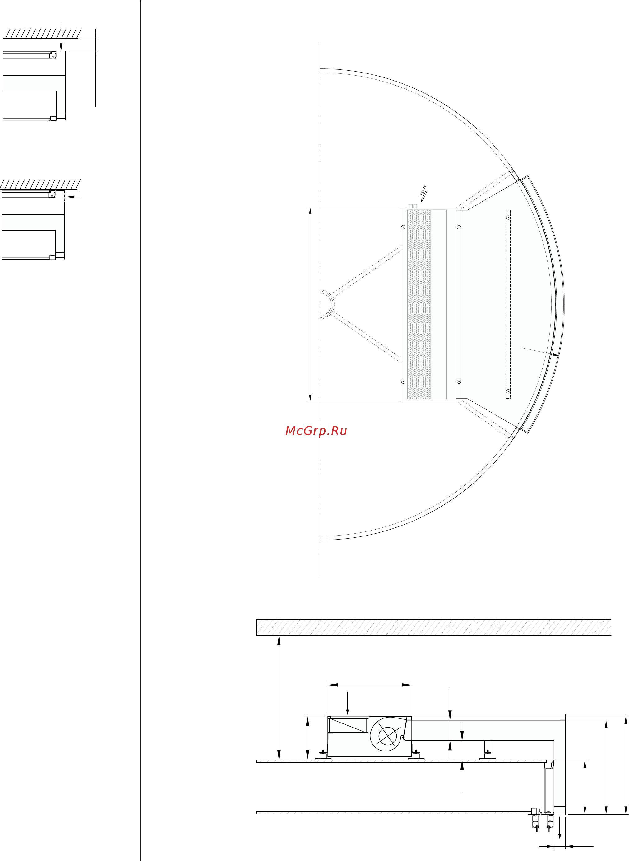 Frico rd36e23 [2/16] Dimensions visible mounting vm