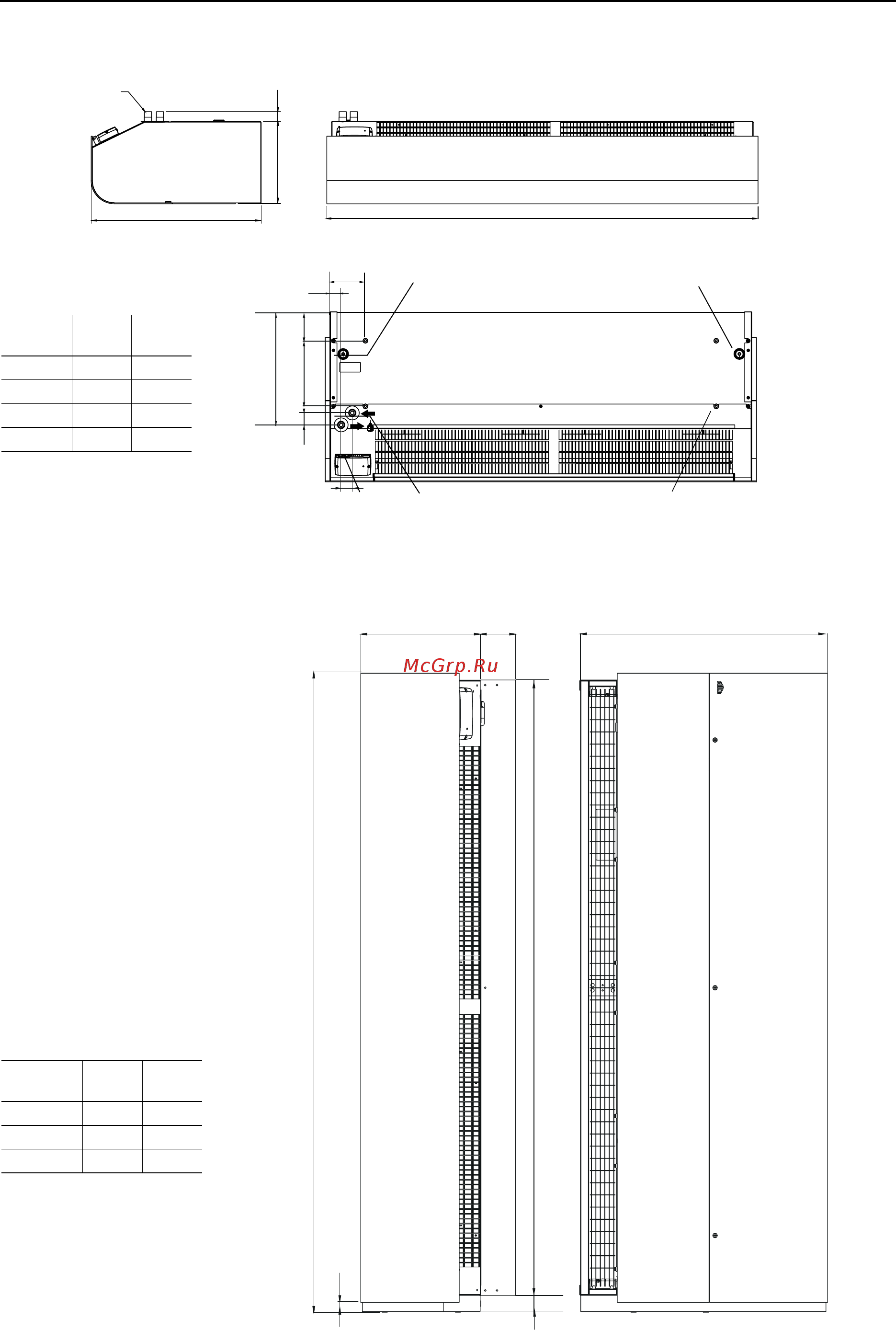 Frico pa4210e12 [3/36] Dimensions