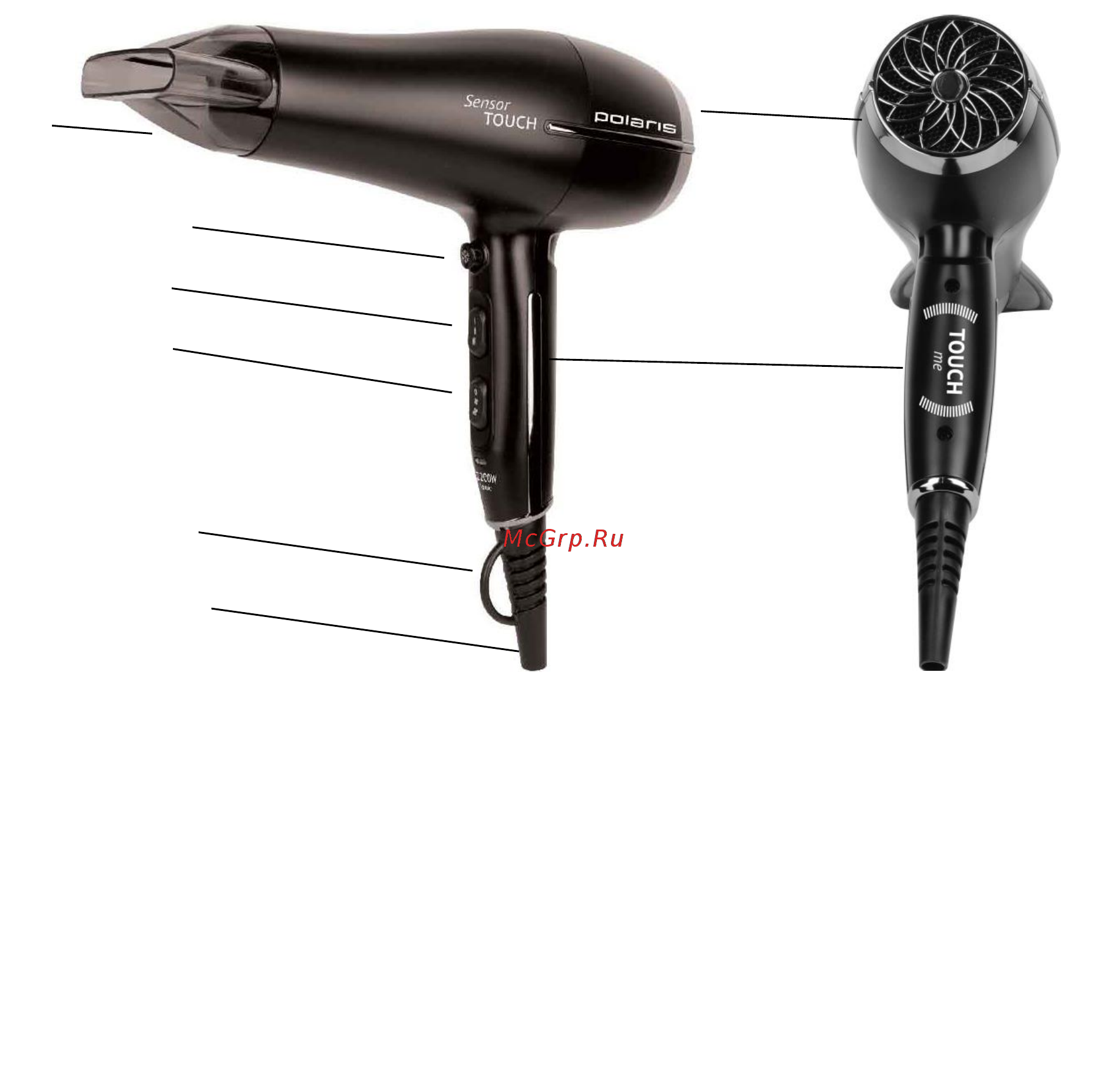 Polaris Sensor Touch PHD 2259STi Black Руководство по эксплуатации онлайн [11/26] 376781