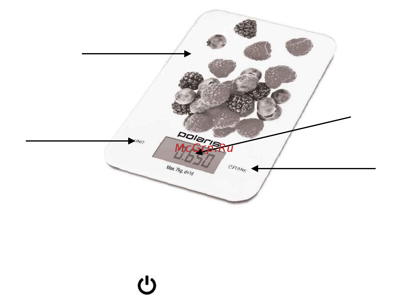 Polaris PKS 0740DG Berries [10/18] Комплектація