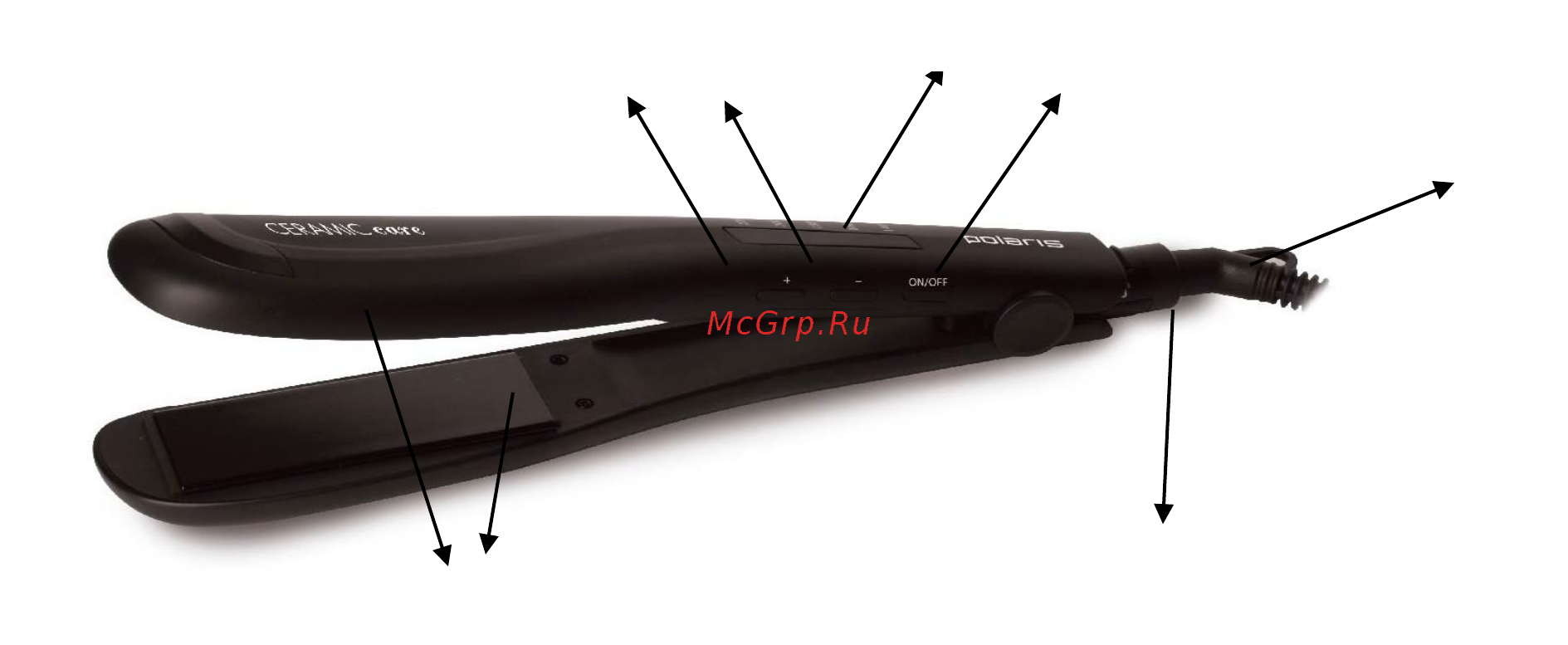 Polaris Ceramic Care PHS 3490KT Violet/Black [4/19] Подготовка к работе и использование