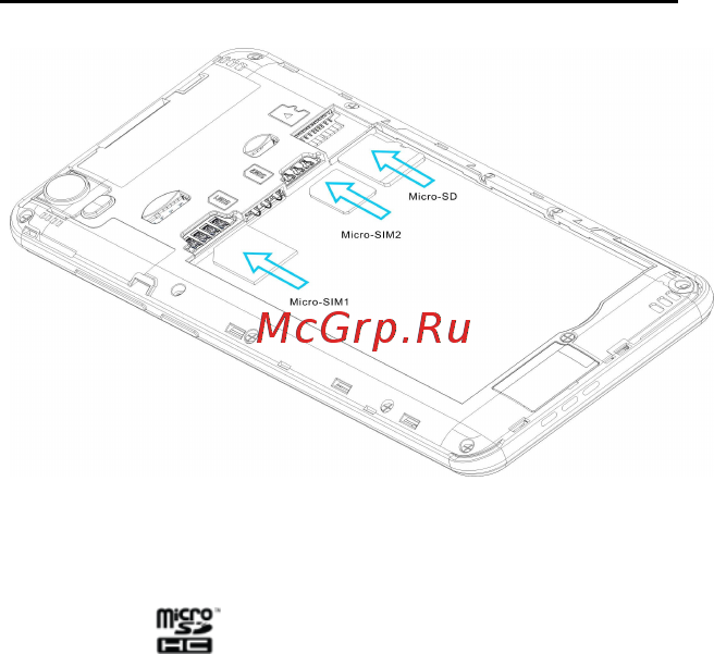 Haier T51 [10/47] Вставьте батарею