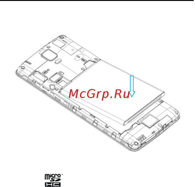Haier T50 [10/47] Вставьте батарею