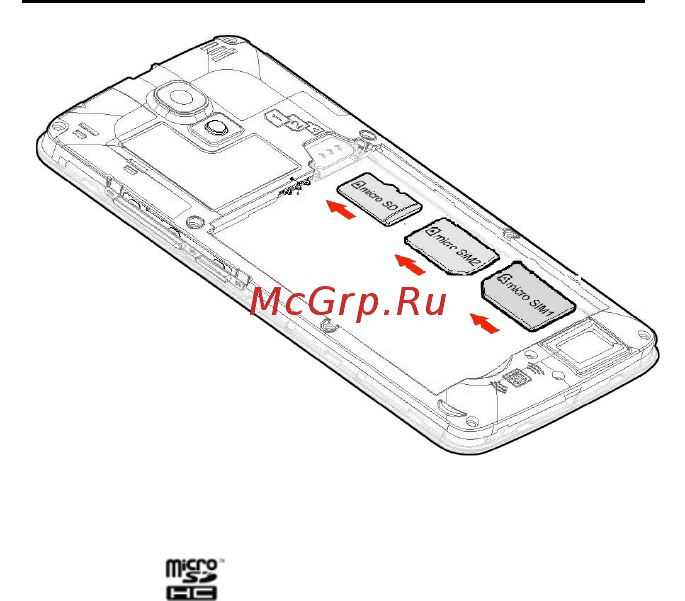 Haier A45 [10/47] Вставьте батарею