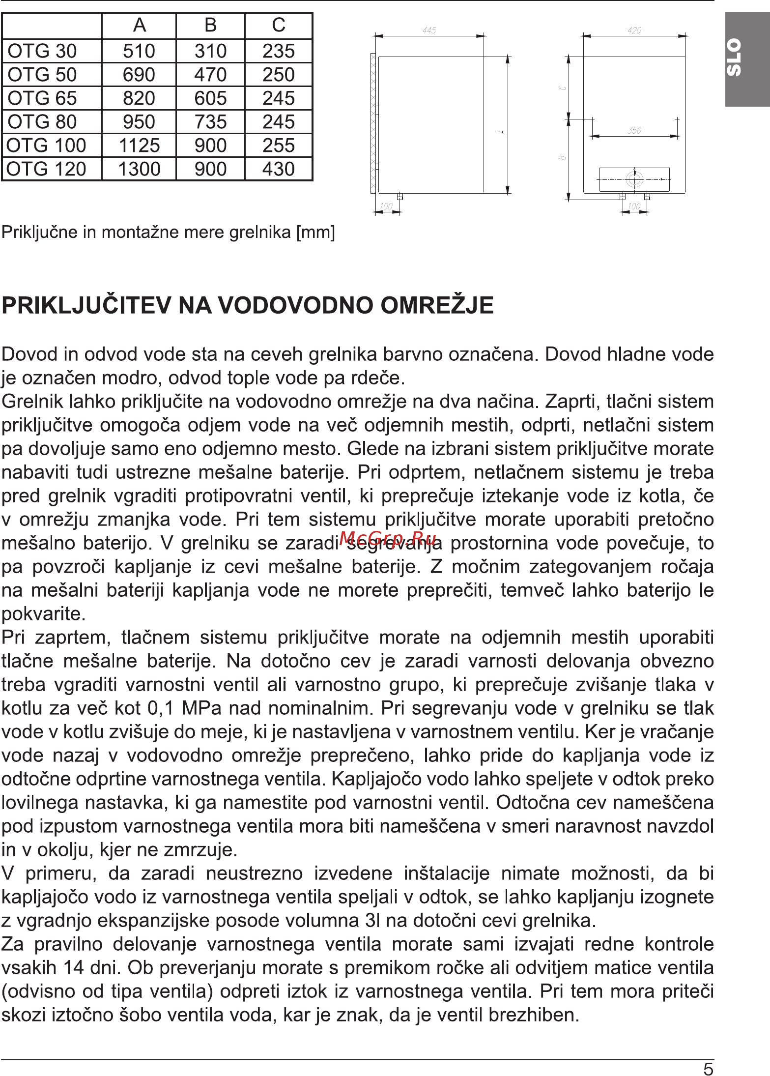 Gorenje otg50slsimb6 Инструкция по эксплуатации онлайн [5/56] 193670