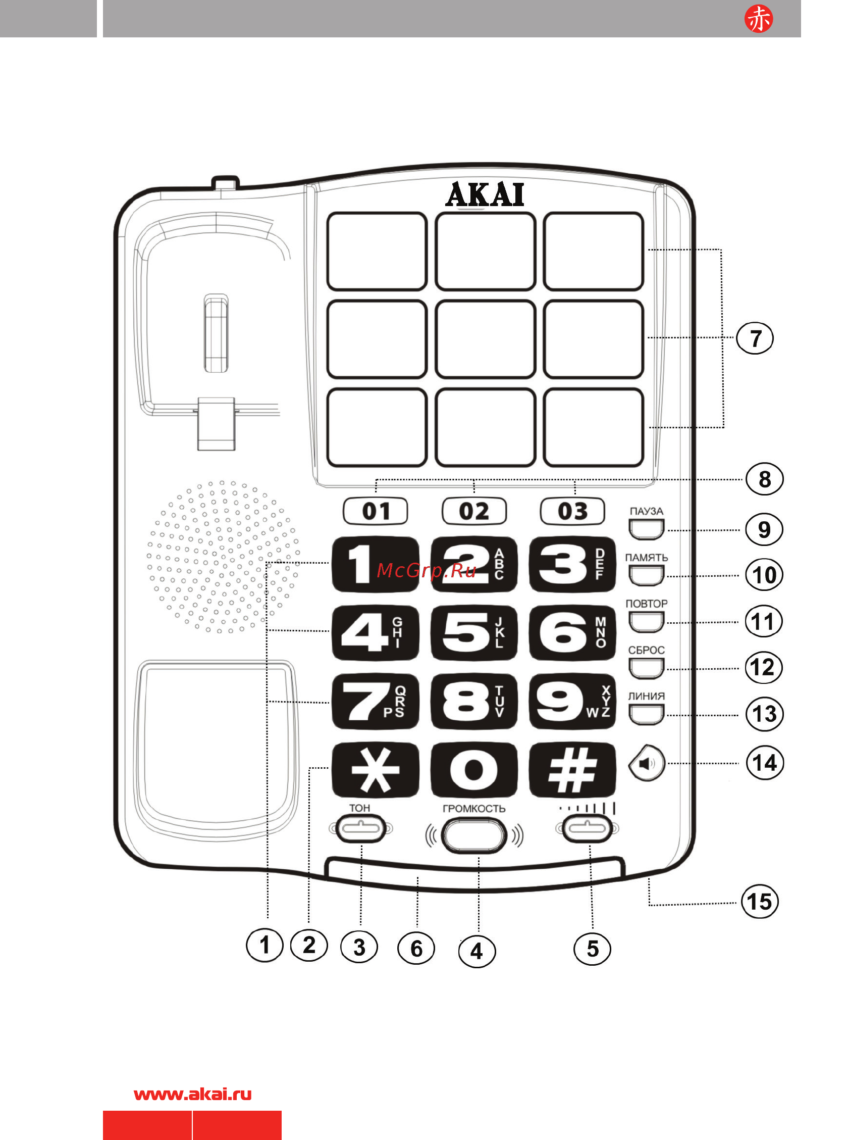 Akai AT-S537 Инструкция по эксплуатации онлайн [8/22] 193895