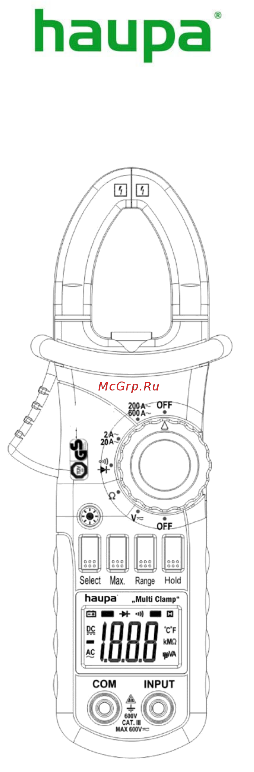Haupa multi clamp 2 103809 Инструкция по эксплуатации онлайн