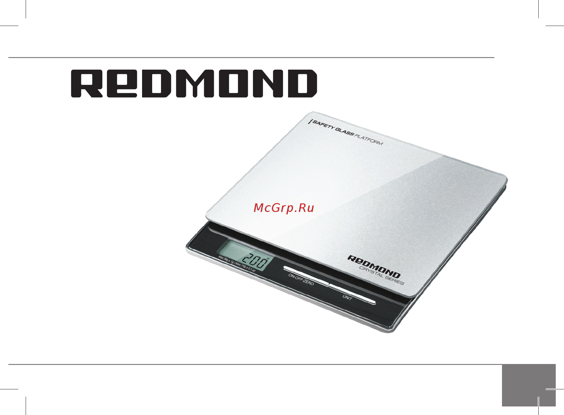 Redmond RS-725 [3/28] Кухонные весы