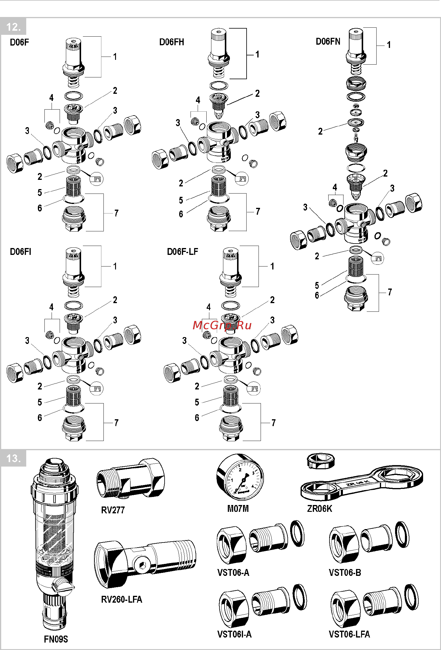 Honeywell d06f-3/4